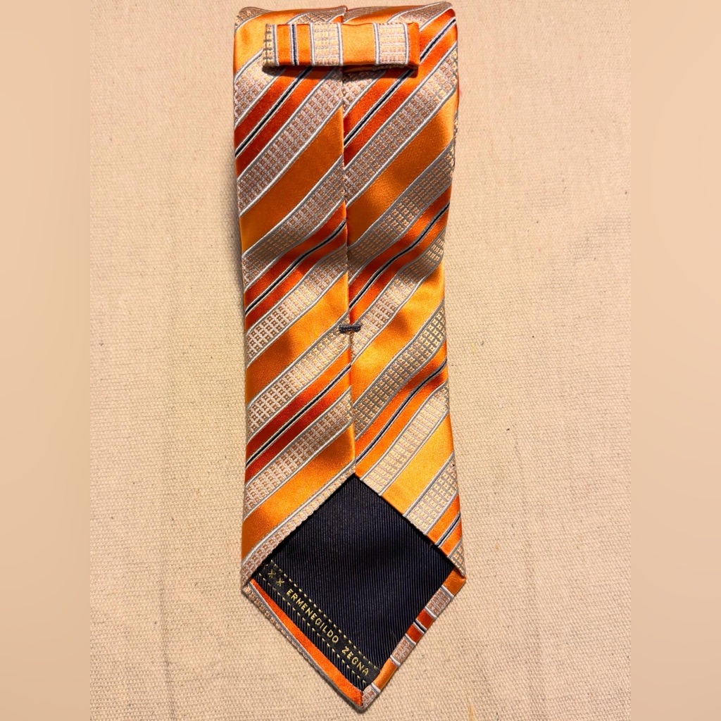 Ermenegildo Zegna Geometric Multi Color 58 X 3.5